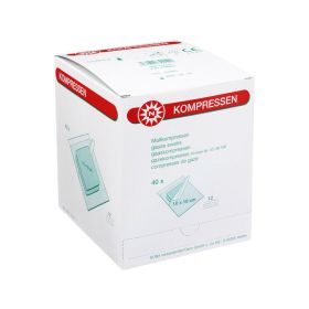 MULLKOMPRESSEN 10x10 cm steril 12fach – PZN 7098605 (PZN 7098605) из Германии