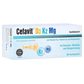 Cefavit D3 K2 Mg 2.000 I.E. Hartkapseln – PZN 13975246 (PZN 13975246) из Германии