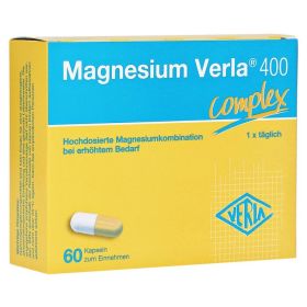Magnesium Verla 400 Kapseln – PZN 13984512 (PZN 13984512) из Германии
