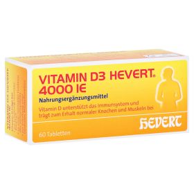Vitamin D3 Hevert 4.000 I.E. Tabletten – PZN 11295458 (PZN 11295458) из Германии