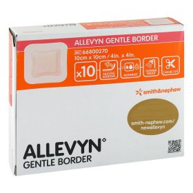 ALLEVYN Gentle Border 10x10 cm Schaumverb. – PZN 12480985 (PZN 12480985) из Германии