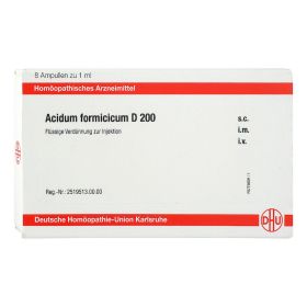 ACIDUM FORMICICUM D 200 Ampullen – PZN 11703673 (PZN 11703673) из Германии