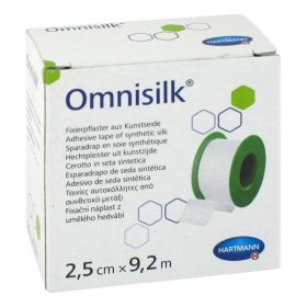 OMNISILK Fixierpflaster Kunstseide 2,5 cmx9,2 m – PZN 11163515 (PZN 11163515) из Германии