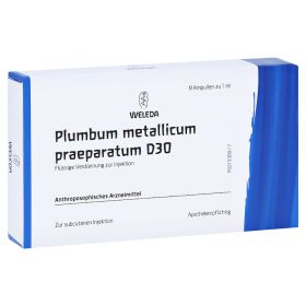 PLUMBUM METALLICUM praep. D 30 Ampullen – PZN 1625191 (PZN 1625191) из Германии