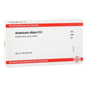 ARSENICUM ALBUM D 6 Ampullen – PZN 11704276 (PZN 11704276) из Германии