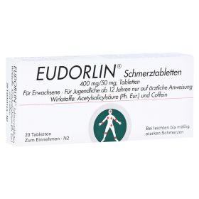 EUDORLIN Schmerztabletten – PZN 2653255 (PZN 2653255) из Германии