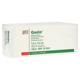 GAZIN Mullkomp.7,5x7,5 cm unsteril 12fach Op – PZN 3959393 (PZN 3959393) из Германии