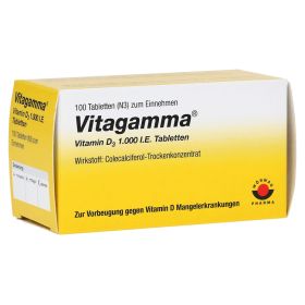 Vitagamma Vitamin D3 1000 I.E. – PZN 1486045 (PZN 1486045) из Германии