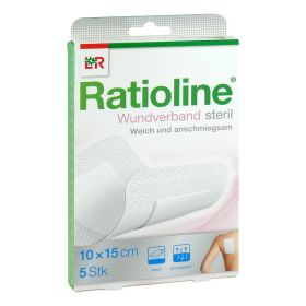 RATIOLINE Wundverband 15x10 cm steril – PZN 13583032 (PZN 13583032) из Германии