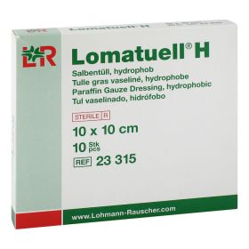 LOMATUELL H Salbentüll 10x10 cm steril – PZN 14133868 (PZN 14133868) из Германии