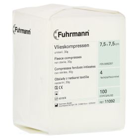 VLIESKOMPRESSEN 7,5x7,5 cm unsteril 4lagig – PZN 962207 (PZN 962207) из Германии