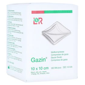 GAZIN Mullkomp.10x10 cm unsteril 8fach Op – PZN 3959418 (PZN 3959418) из Германии