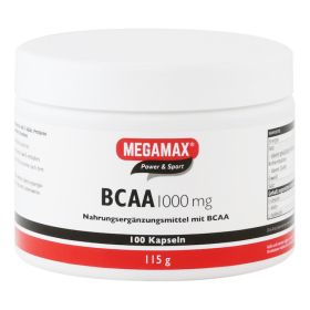 BCAA 1.000 mg Megamax Kapseln – PZN 14132113 (PZN 14132113) из Германии
