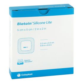 BIATAIN Silicone Lite Schaumverband 5x5 cm – PZN 13581300 (PZN 13581300) из Германии