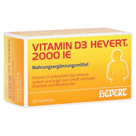 Vitamin D3 Hevert 2.000 I.E. Tabletten – PZN 11295441 (PZN 11295441) из Германии