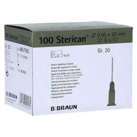 Sterican Kanüle 40x20 mm Gr. 20 grau – PZN 2050864 (PZN 2050864) из Германии