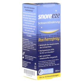 Snoreeze Schnarchlinderung Rachenspray – PZN 10188186 (PZN 10188186) из Германии