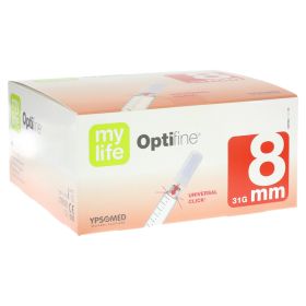 OPTIFINE 8 Pen-Nadeln 0,25x8 mm – PZN 3534268 (PZN 3534268) из Германии