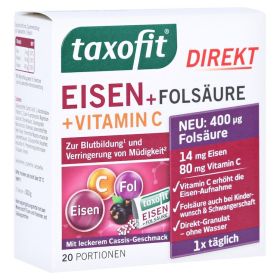 Taxofit Eisen+folsäure Direkt-granulat – PZN 14136743 (PZN 14136743) из Германии