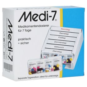 MEDI 7 Medikamentendosierer für 7 Tage weiß – PZN 3812431 (PZN 3812431) из Германии