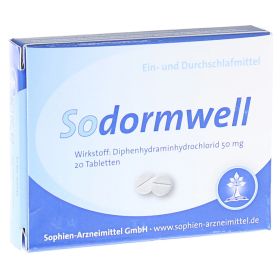 Sodormwell Diphenhydraminhydrochlorid 50mg – PZN 4176291 (PZN 4176291) из Германии