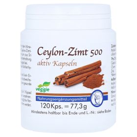 CEYLON-Zimt 500 aktiv Kapseln – PZN 13864038 (PZN 13864038) из Германии