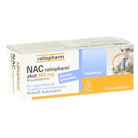 NAC-ratiopharm akut 600mg Hustenlöser – PZN 6322992 (PZN 6322992) из Германии
