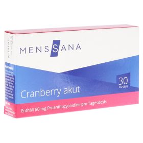 CRANBERRY AKUT MensSana Kapseln – PZN 11141258 (PZN 11141258) из Германии