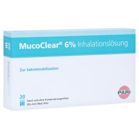 MUCOCLEAR 6% NaCl Inhalationslösung – PZN 3352840 (PZN 3352840) из Германии