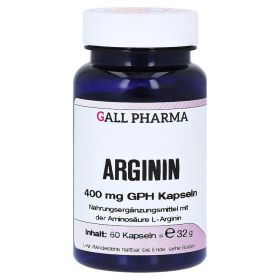 ARGININ 400 mg GPH Kapseln – PZN 1389170 (PZN 1389170) из Германии