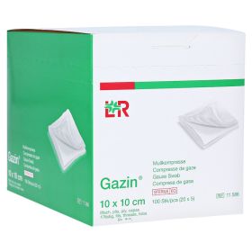 GAZIN Mullkomp.10x10 cm steril 8fach – PZN 1561031 (PZN 1561031) из Германии