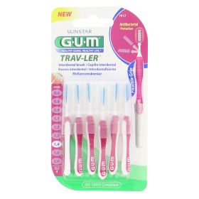 GUM TRAV-LER 1,4mm Kerze pink Interdental+6Kappen – PZN 9714439 (PZN 9714439) из Германии