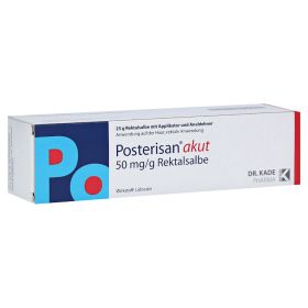 Posterisan akut 50mg/g mit Analdehner – PZN 4957887 (PZN 4957887) из Германии