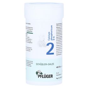 BIOCHEMIE Pflüger 2 Calcium phosphoricum D 6 Tabl. – PZN 6318789 (PZN 6318789) из Германии