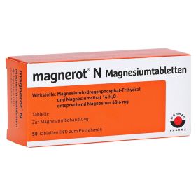 Magnerot N Magnesiumtabletten – PZN 6963337 (PZN 6963337) из Германии
