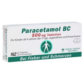 Paracetamol BC 500mg – PZN 4088380 (PZN 4088380) из Германии