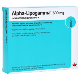 ALPHA-LIPOGAMMA 600 mg Infusionslsg.-Konzentrat – PZN 2757322 (PZN 2757322) из Германии