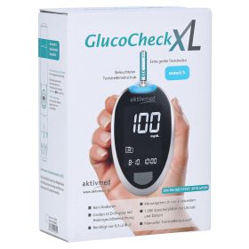 GLUCOCHECK XL Blutzuckermessgerät Set mg/dl – PZN 7543502 (PZN 7543502) из Германии