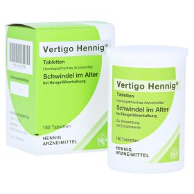 VERTIGO HENNIG Tabletten – PZN 2161730 (PZN 2161730) из Германии