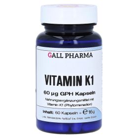 VITAMIN K1 60 µg GPH Kapseln – PZN 4631973 (PZN 4631973) из Германии