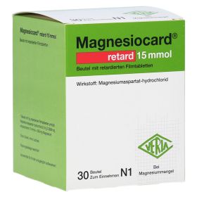 Magnesiocard retard 15 mmol – PZN 6800807 (PZN 6800807) из Германии