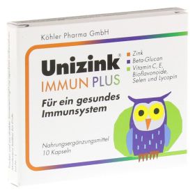 UNIZINK Immun Plus Kapseln – PZN 5489187 (PZN 5489187) из Германии