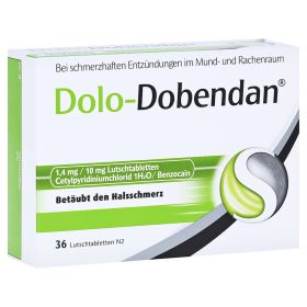 Dolo-Dobendan Lutschtabletten – PZN 12700079 (PZN 12700079) из Германии