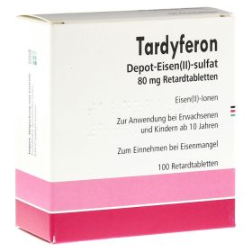 Tardyferon Depot-Eisen(II)-sulfat 80mg – PZN 10353449 (PZN 10353449) из Германии