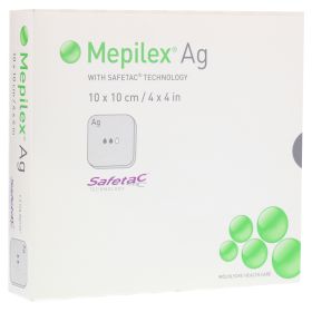 MEPILEX Ag Schaumverband 10x10 cm steril – PZN 11220029 (PZN 11220029) из Германии