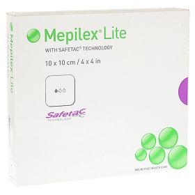 MEPILEX Lite Schaumverband 10x10 cm steril – PZN 9680893 (PZN 9680893) из Германии