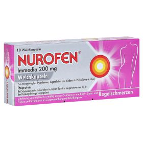 Nurofen Immedia 200mg Weichkapseln – PZN 146519 (PZN 146519) из Германии