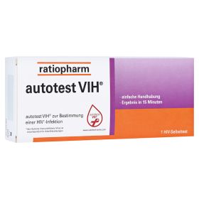 Autotest VIH Hiv-selbsttest ratiopharm – PZN 13965199 (PZN 13965199) из Германии