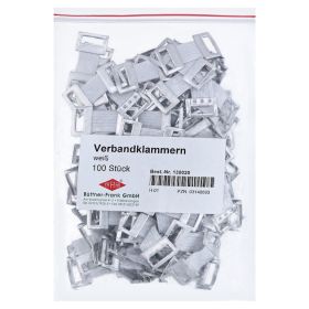 VERBANDKLAMMERN weiß mit Gummiband – PZN 3140693 (PZN 3140693) из Германии