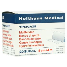 YPSIGAZE Mullbinde 8 cmx4 m – PZN 3943392 (PZN 3943392) из Германии